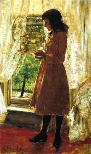 William Merritt Chase - The Pet Canary