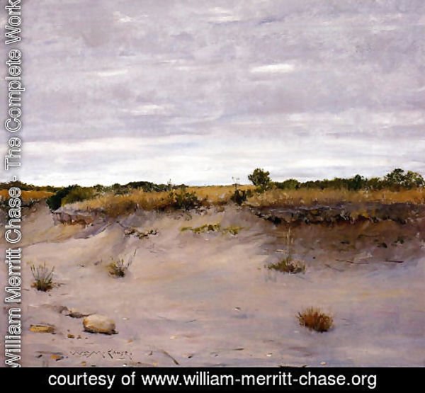 William Merritt Chase - Wind Swept Sands, Shinnecock, Long Island