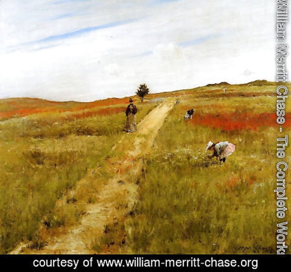 William Merritt Chase - Shinnecock Hills (or Shinnecock Hills Autumn)