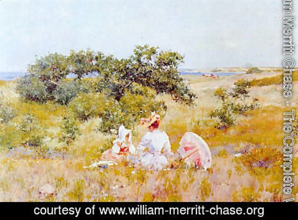 William Merritt Chase - The Fairy Tale (or A Summer Day)
