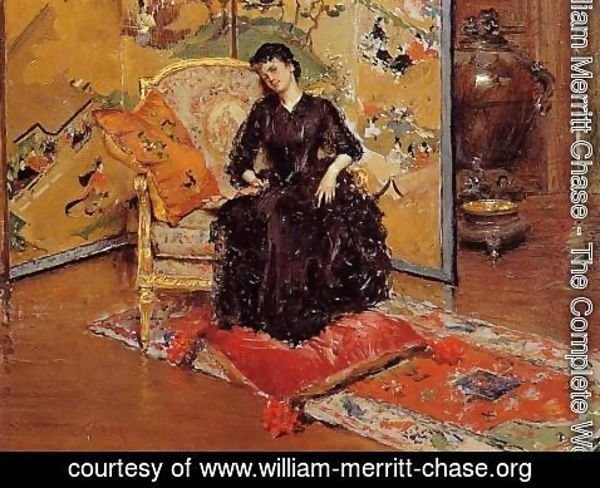 William Merritt Chase - Weary (or Who Rang?)