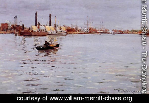 William Merritt Chase - The East River