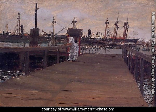 Woman on a Dock