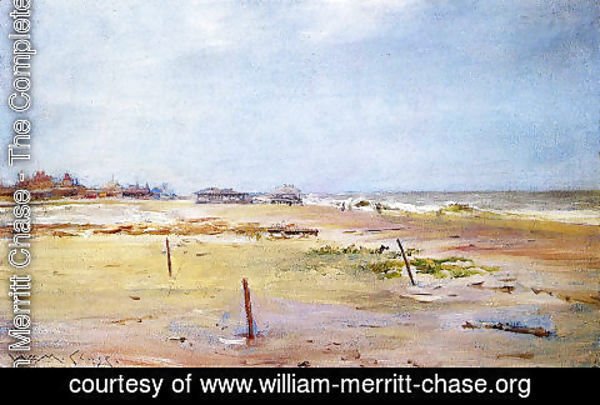 William Merritt Chase - Beach Scene