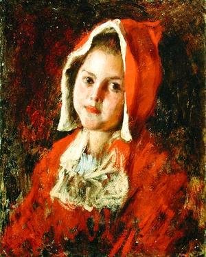William Merritt Chase - Little Red Riding Hood
