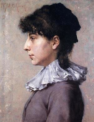 William Merritt Chase - Portrait of Virginia Gerson