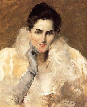 William Merritt Chase - Portrait of a Lady 2