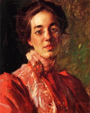 William Merritt Chase - Portrait of Elizabeth (Betsy) Fisher