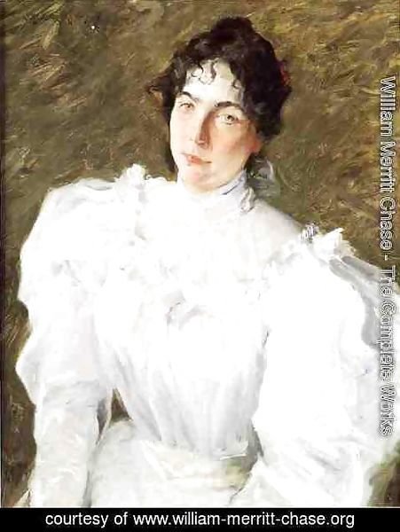 William Merritt Chase - Portrait of Virginia Gerson I