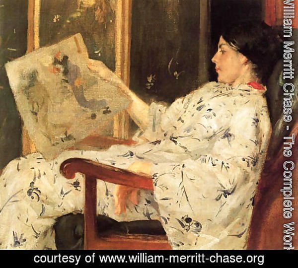 William Merritt Chase - The Japanese Print