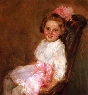 William Merritt Chase - Portrait of Helen, Daughter of the Artist