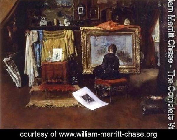 William Merritt Chase - The Inner Studio, Tenth Street
