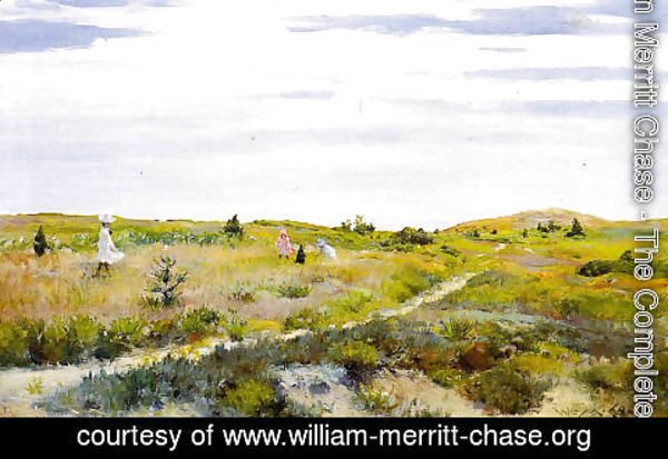William Merritt Chase - Along the Path at Shinnecock 2
