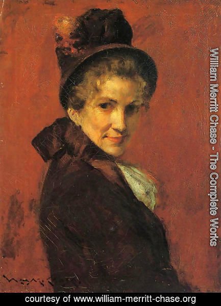 William Merritt Chase - Portrait of a Woman 2