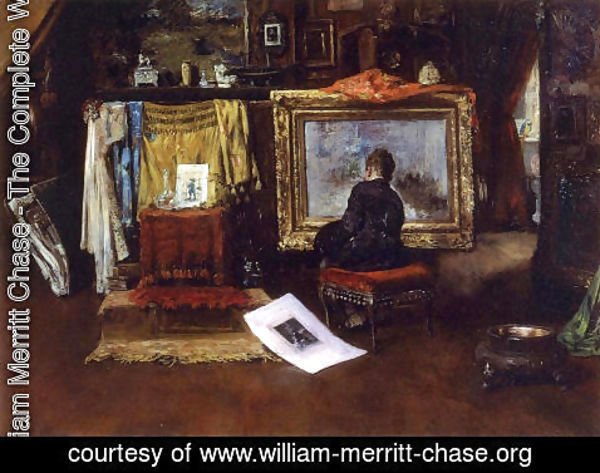 William Merritt Chase - The Inner Studio, Tenth Street 2