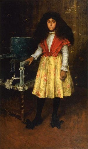 William Merritt Chase - Portrait of Erla Howell (aka Little Miss H.)