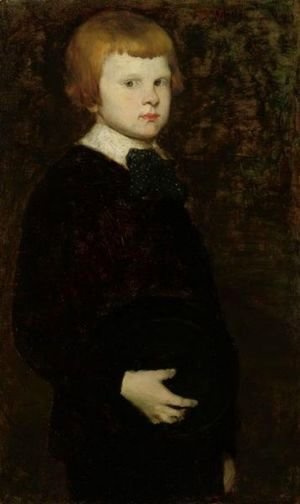 Portait Of A Young Boy (Son Of Karl Theodor Von Piloty)