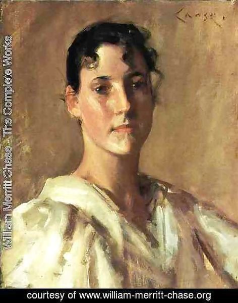 William Merritt Chase - Portrait of a Woman 3