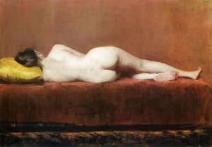 William Merritt Chase - Nude Recumbent