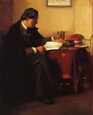 William Merritt Chase - Portrait of Elbert Hubbard (The Roycrafter)