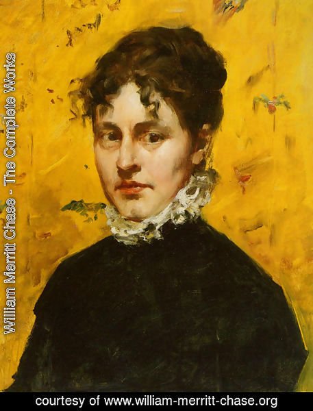 William Merritt Chase - Portrait of the Artist's Sister-in-Law