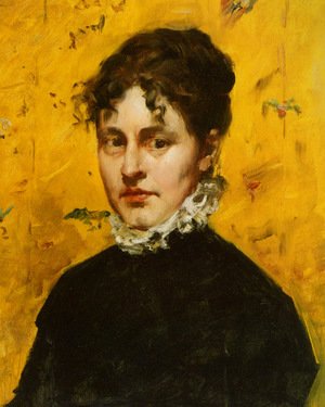 William Merritt Chase - Portrait of the Artist's Sister-in-Law