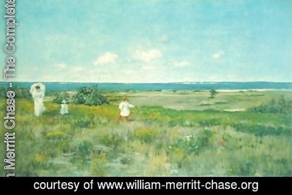 William Merritt Chase - Near the beach, Shinnecock