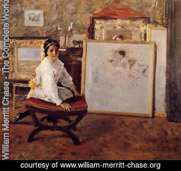 William Merritt Chase - Did You Speak To Me