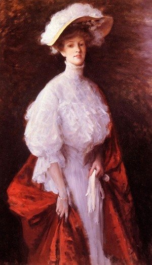 Portrait Of Miss Frances V  Earle