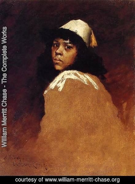William Merritt Chase - The Moroccan Girl