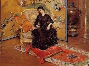 William Merritt Chase - Weary (or Who Rang?)