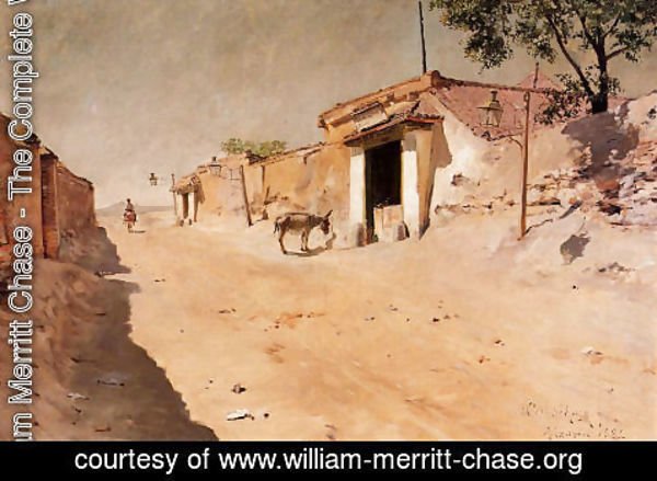 William Merritt Chase - Spanish Village