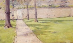 William Merritt Chase - The Garden Wall