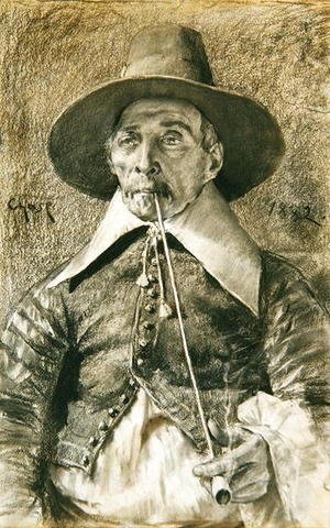 William Merritt Chase - The Burgomaster, 1882