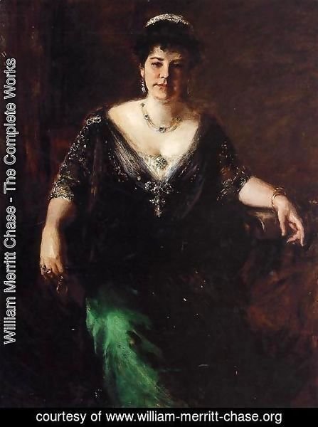 William Merritt Chase - Portrait of Mrs. William Merritt Chase