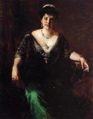 William Merritt Chase - Portrait of Mrs. William Merritt Chase