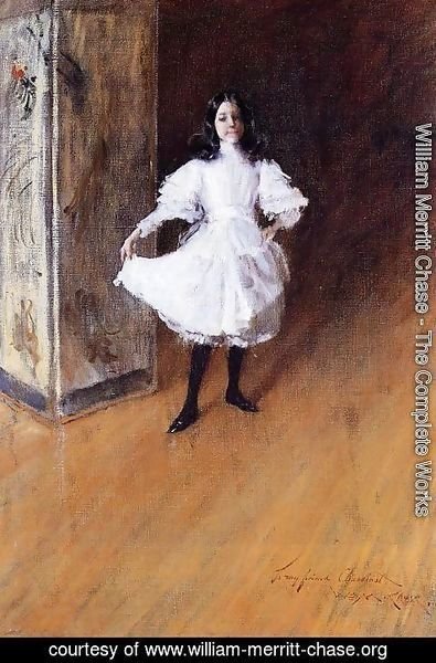 William Merritt Chase - Portrait of the Artist's Daughter (Dorothy)