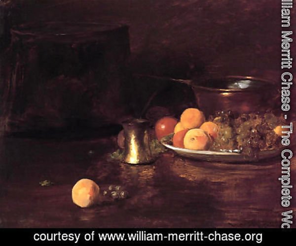 William Merritt Chase - Still Life - Fruit