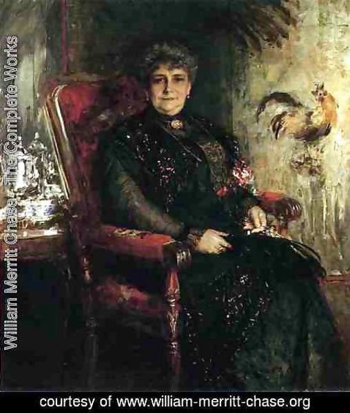 William Merritt Chase - Portrait of Mme. E. H. Bensel