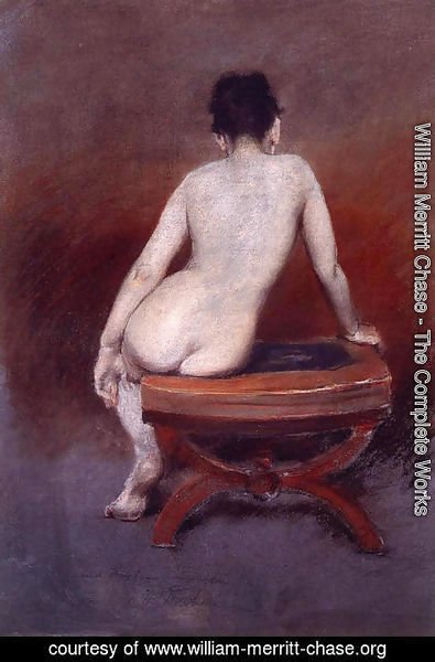William Merritt Chase - Back of a Nude I