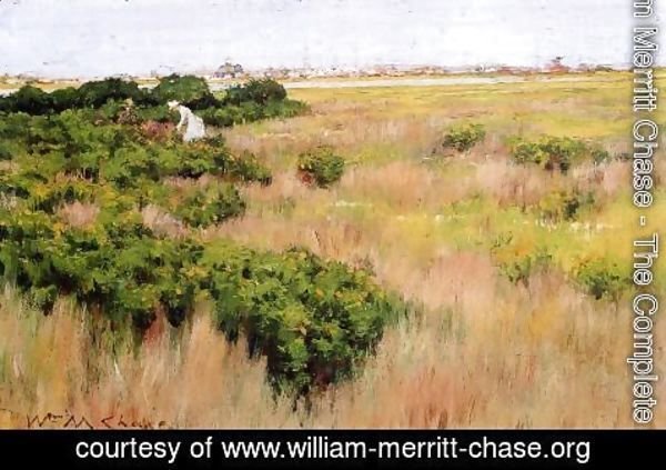 William Merritt Chase - Landscape, near Coney Island