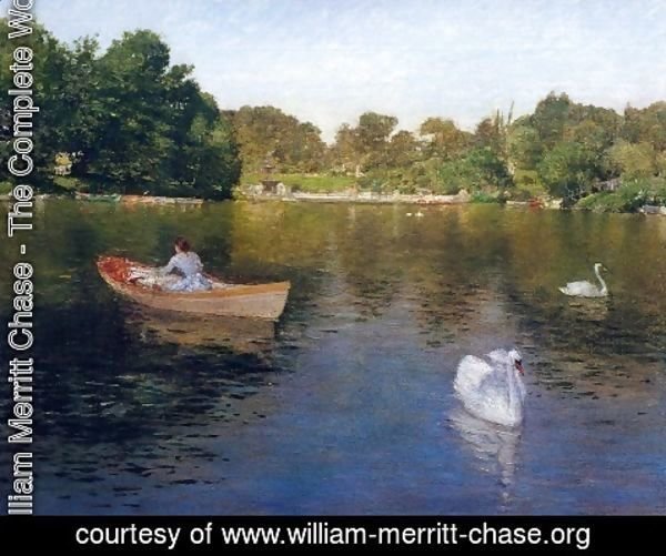 William Merritt Chase - On the Lake, Central Park
