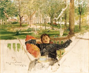 William Merritt Chase - An Idle Afternoon