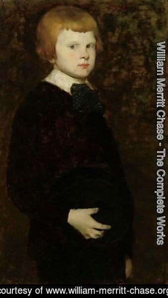 Portait Of A Young Boy (Son Of Karl Theodor Von Piloty)