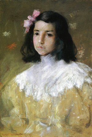 William Merritt Chase - The Pink Bow