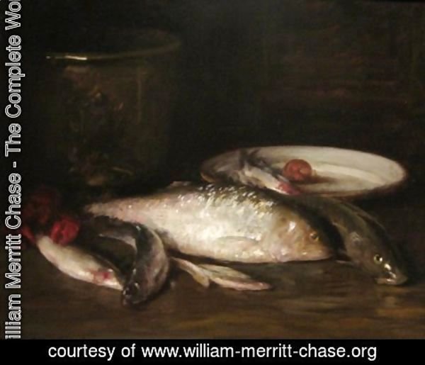 William Merritt Chase - Still-Life with Fish 2