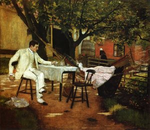 William Merritt Chase - A Summer Afternon in Holland (Sunlight and Shadow)