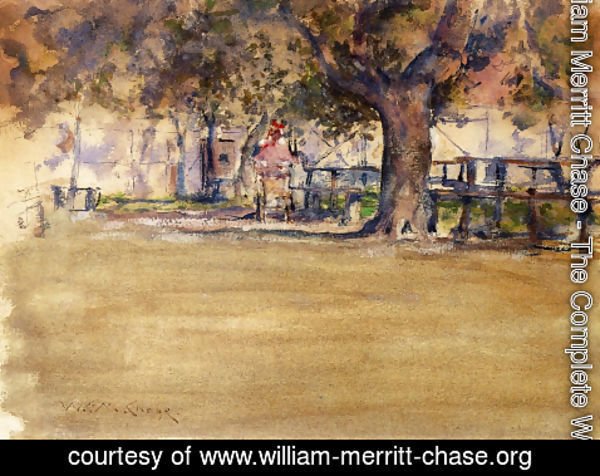 William Merritt Chase - In Washington Park, Brooklyn, N.Y.