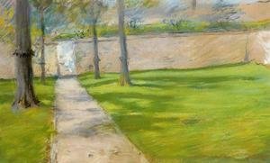 William Merritt Chase - A Bit Of Sunlight Aka The Garden Wass