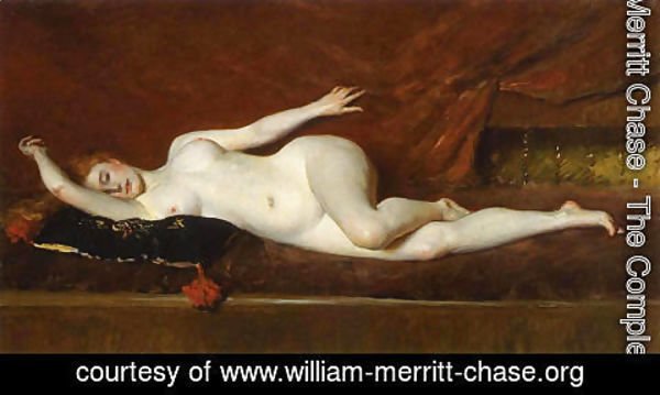 William Merritt Chase - A Study In Curves